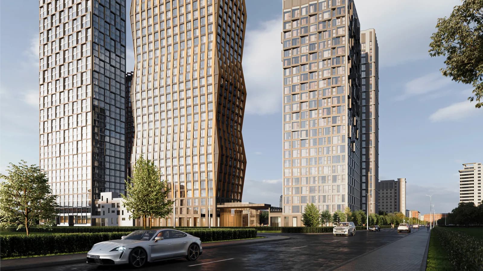 ЖК Indy Towers, Москва – фасадные решения BK Engineering