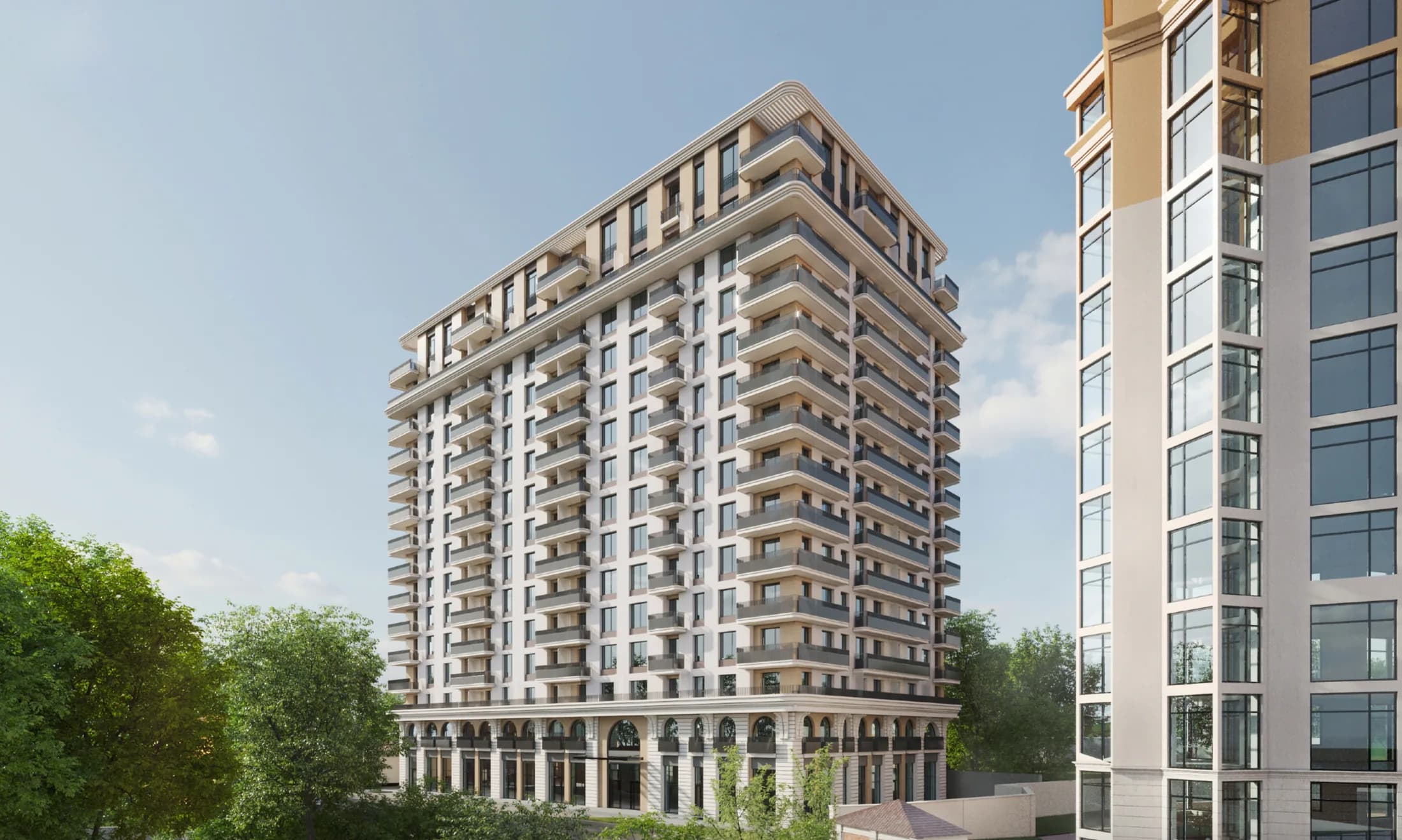 Гостиничный комплекс в Кисловодске, Кисловодск – фасадные решения BK Engineering