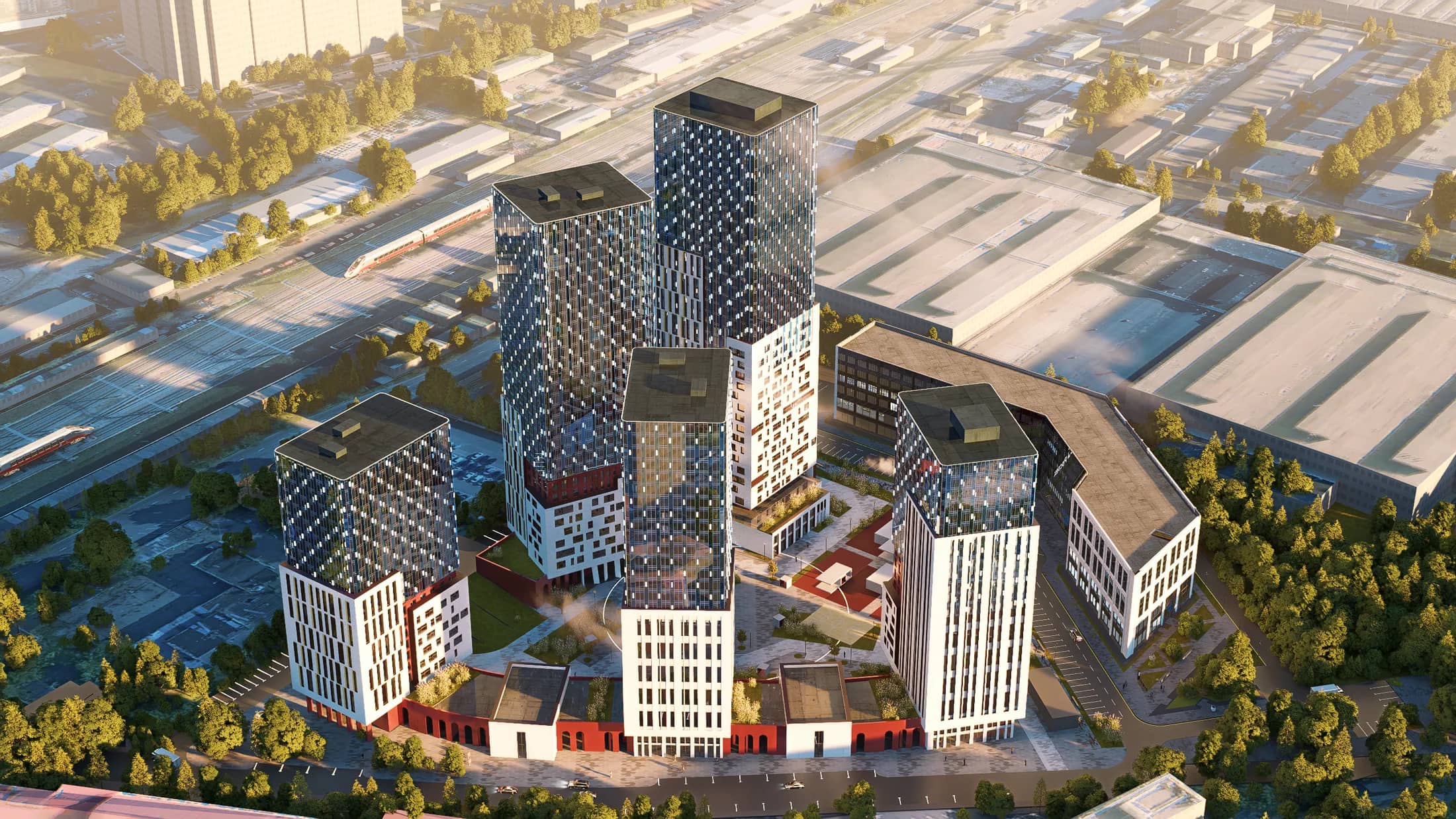 ЖК «Тимпарк» в городе Москва – фасады, спроектированные BK Engineering